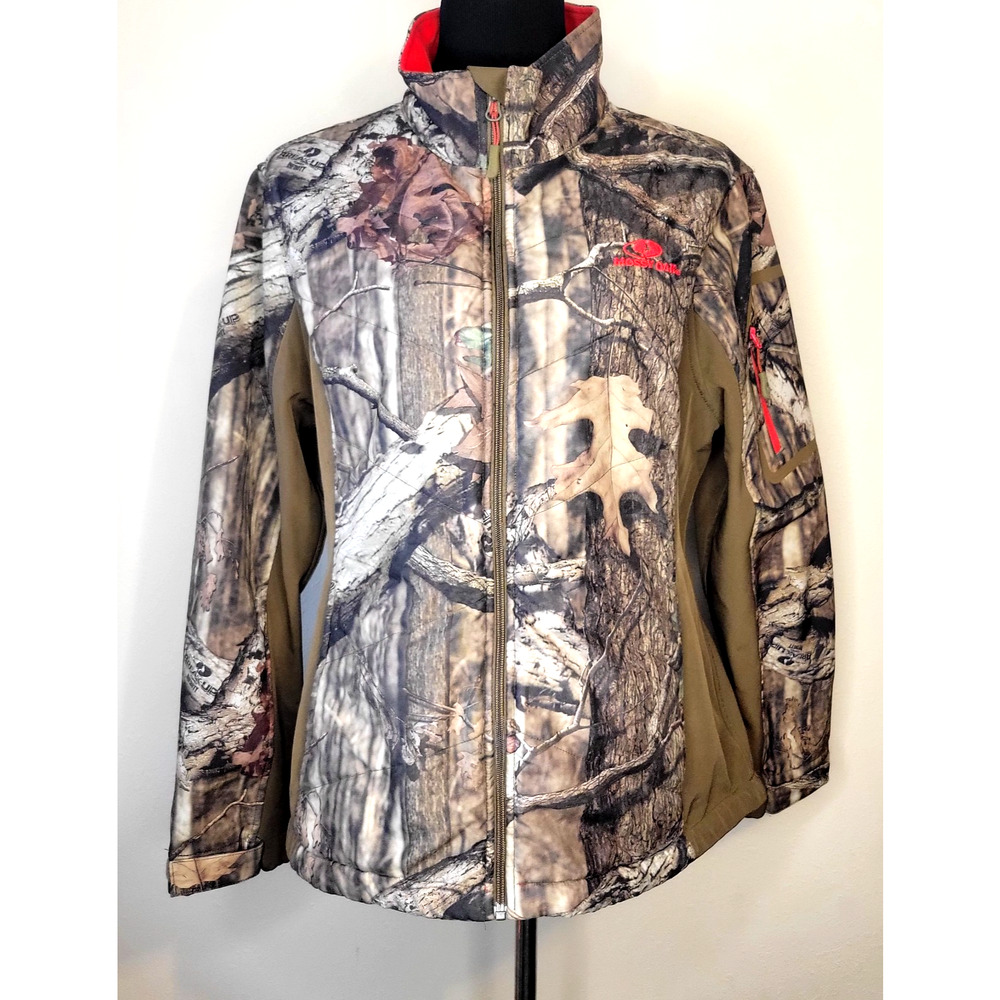 Mossy Oak Camo Jacket XL (46–48) Break-Up Infinity Full Zip Fleece Lined